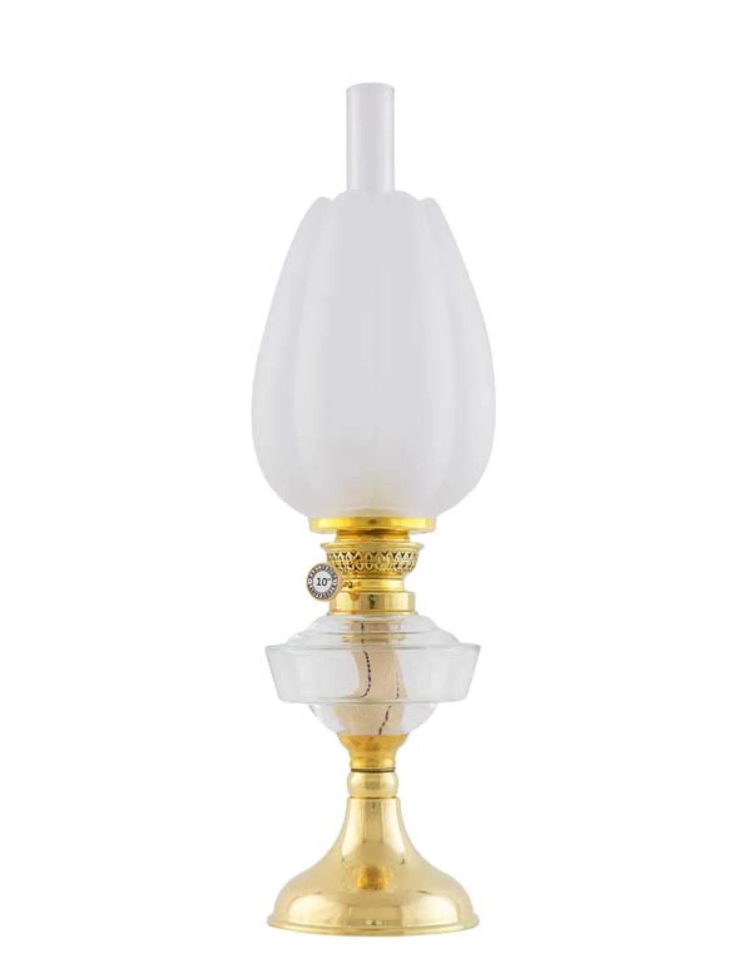 Fotogenlampa - Trossölykta mässing
