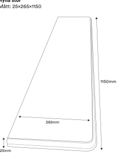 Gammaldags hylla 115 cm - Hyllplan Sekelskifte