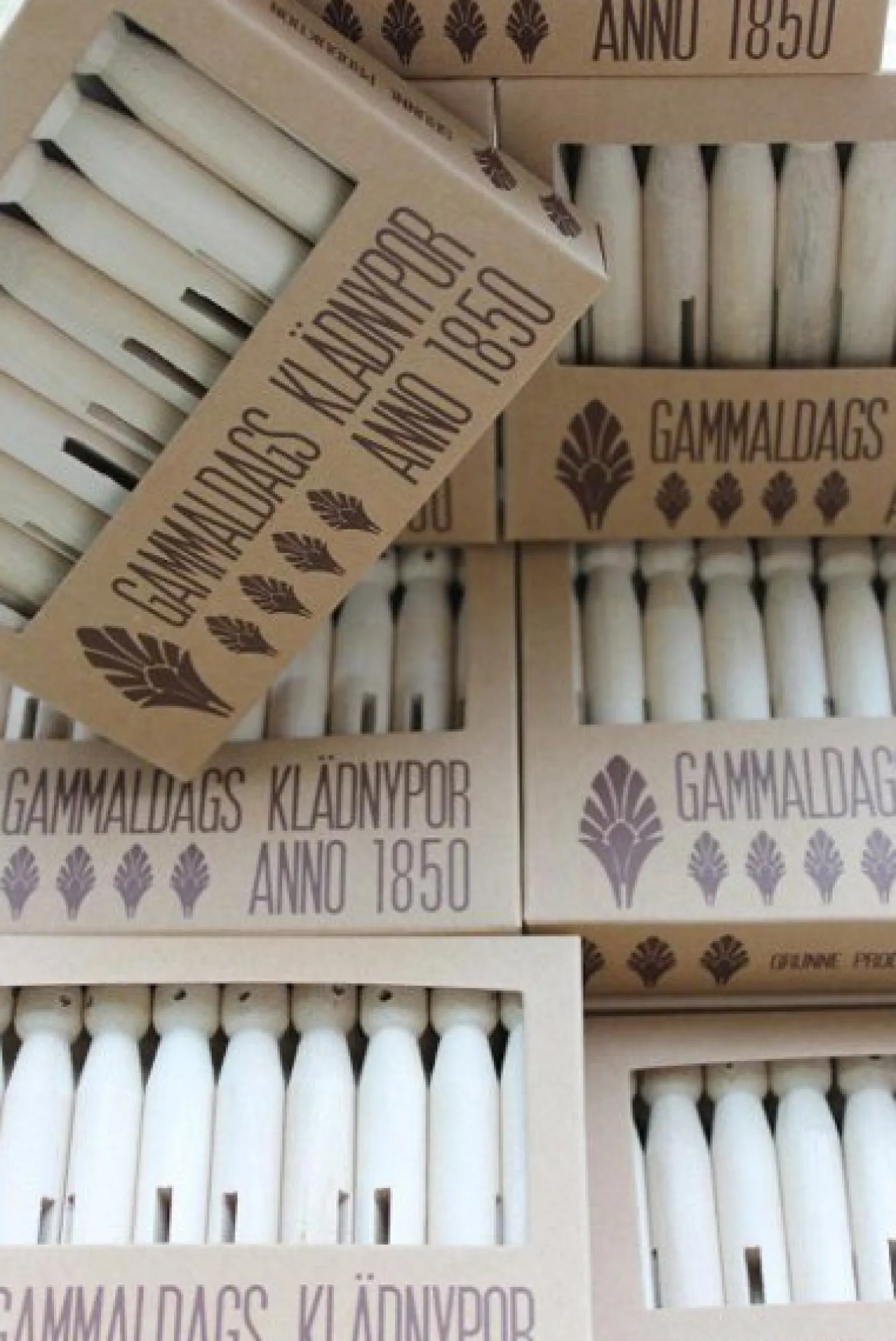 Gammaldags klädnypor - Bykpojkar 20-pack