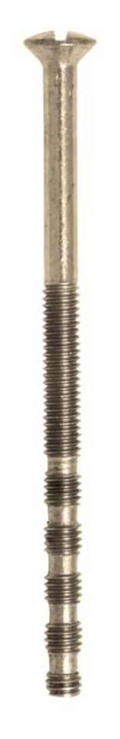Genomgående skruv M4, spår 65 mm - Nickel