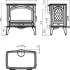 Gjutjärnskamin - Kamin Dovre 760 WD