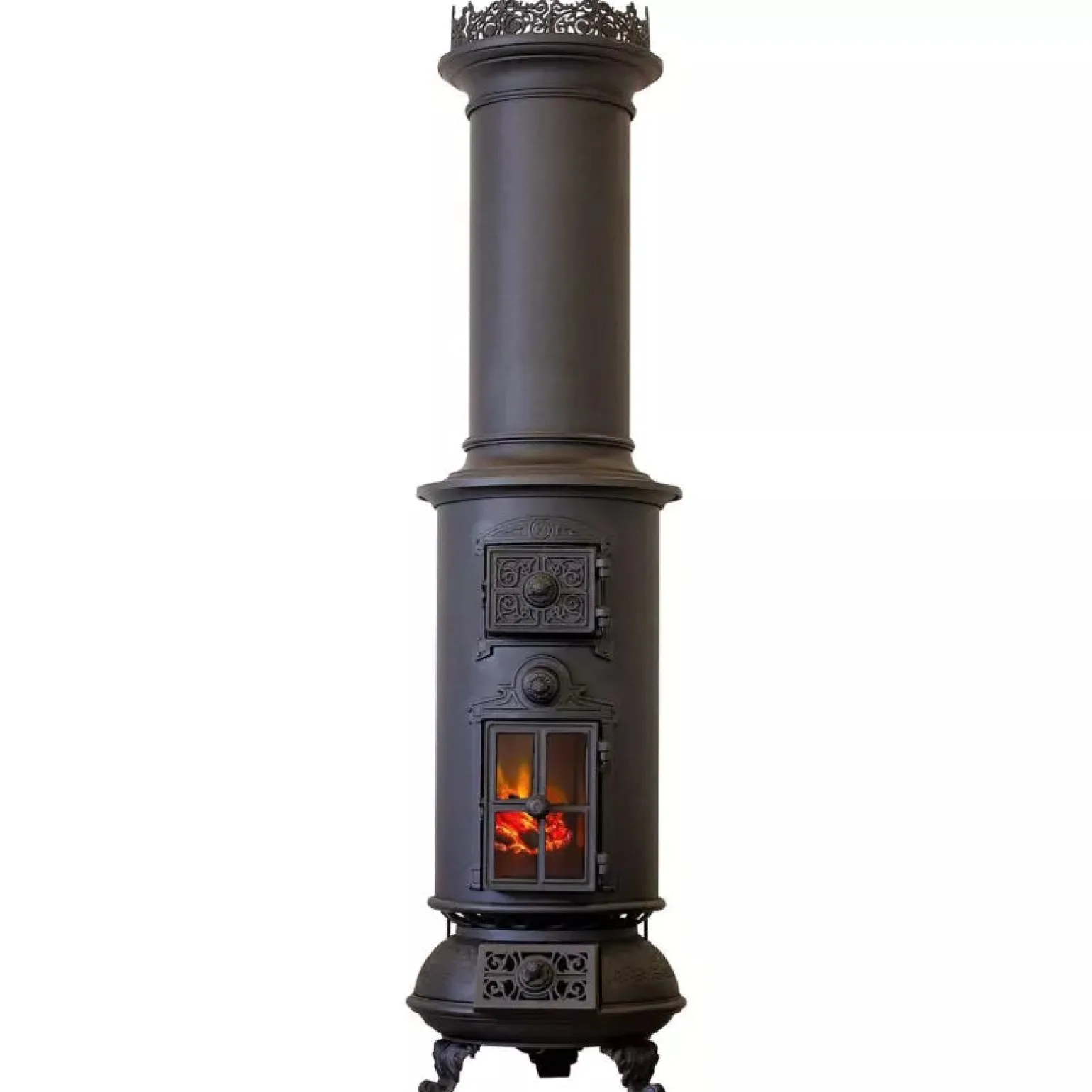 Gjutjärnskamin - Kamin Westbo Classic svart EL