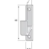 Hake - Låsbolaget 1310 mässing - 34 mm