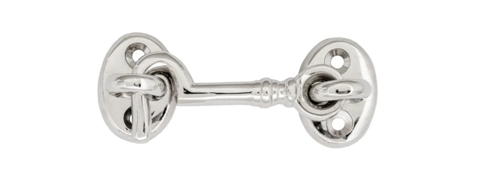 Hasp nickel - Kasthake Sekelskifte 55 mm