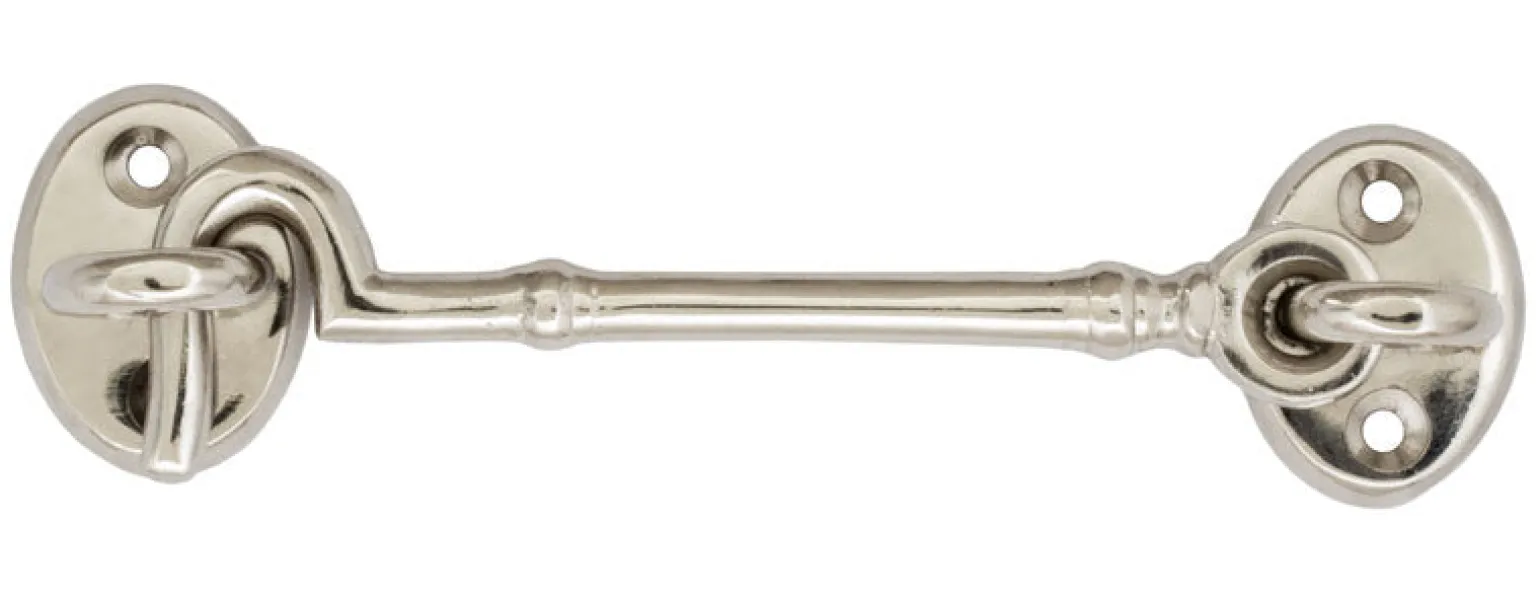 Hasp nickel - Kasthake Sekelskifte 105 mm