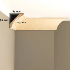 Hålkälslist - Furu 15x56 mm