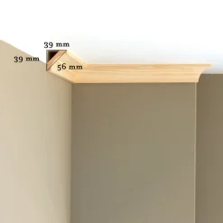 Hålkälslist - Furu 15x56 mm