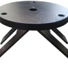 Hörnfäste svart metall - Stallampa & gårdslampa