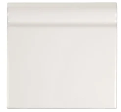 Kakel Cambridge - Golvsockel list 15 x 15 cm vit, blank