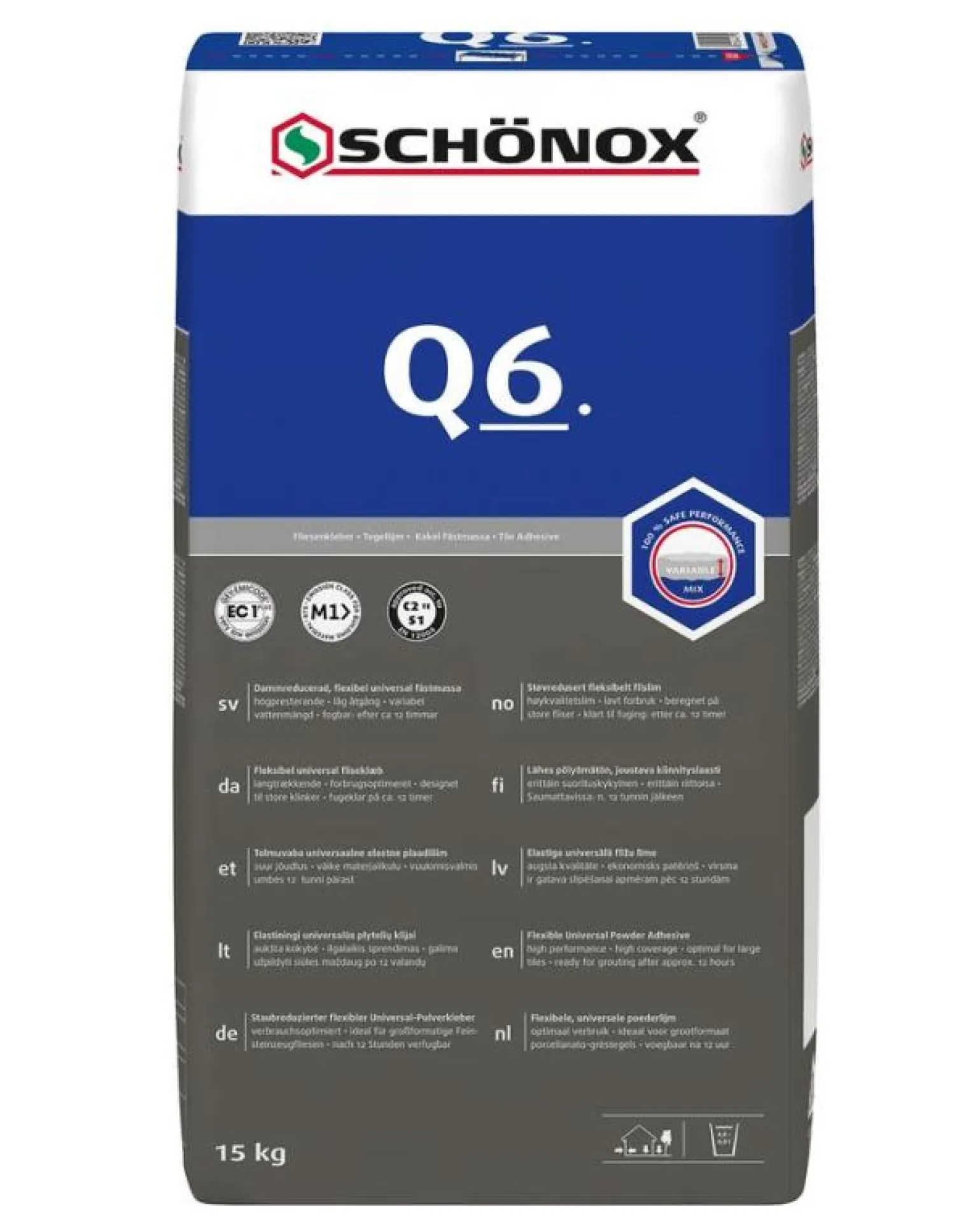 Kakelfix 15 kg - Schönox Q6 fästmassa