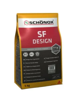 Kakelfog 5 kg - Schönox SF Design silvergrå