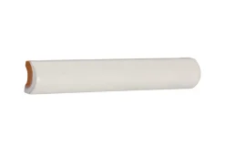 Kakel Mayfair - Elfenbensvit dekorlist 2 x 13 cm blank, lätt vågigt