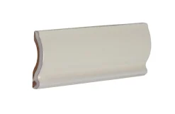 Kakel Mayfair - Krackelerad antikvit bröstlist 5 x 13 cm blank, lätt vågigt