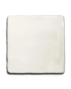 Kakel Mayfair - Krackelerad antikvit 13 x 13 cm blank, lätt vågigt