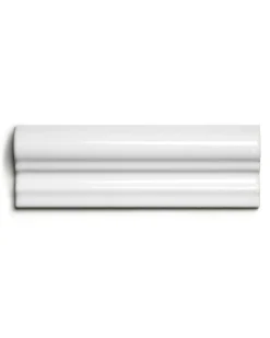Kakel Victoria - Bröstlist 5 x 15 cm vit, blank