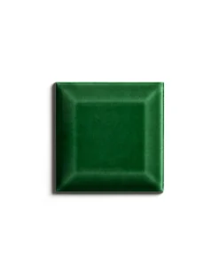 Kakel Victoria - Fasad kant 7,5 x 7,5 cm buteljgrön