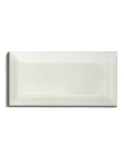 Kakel Victoria - Fasad kant 7,5 x 15 cm elfenbensvit, blank
