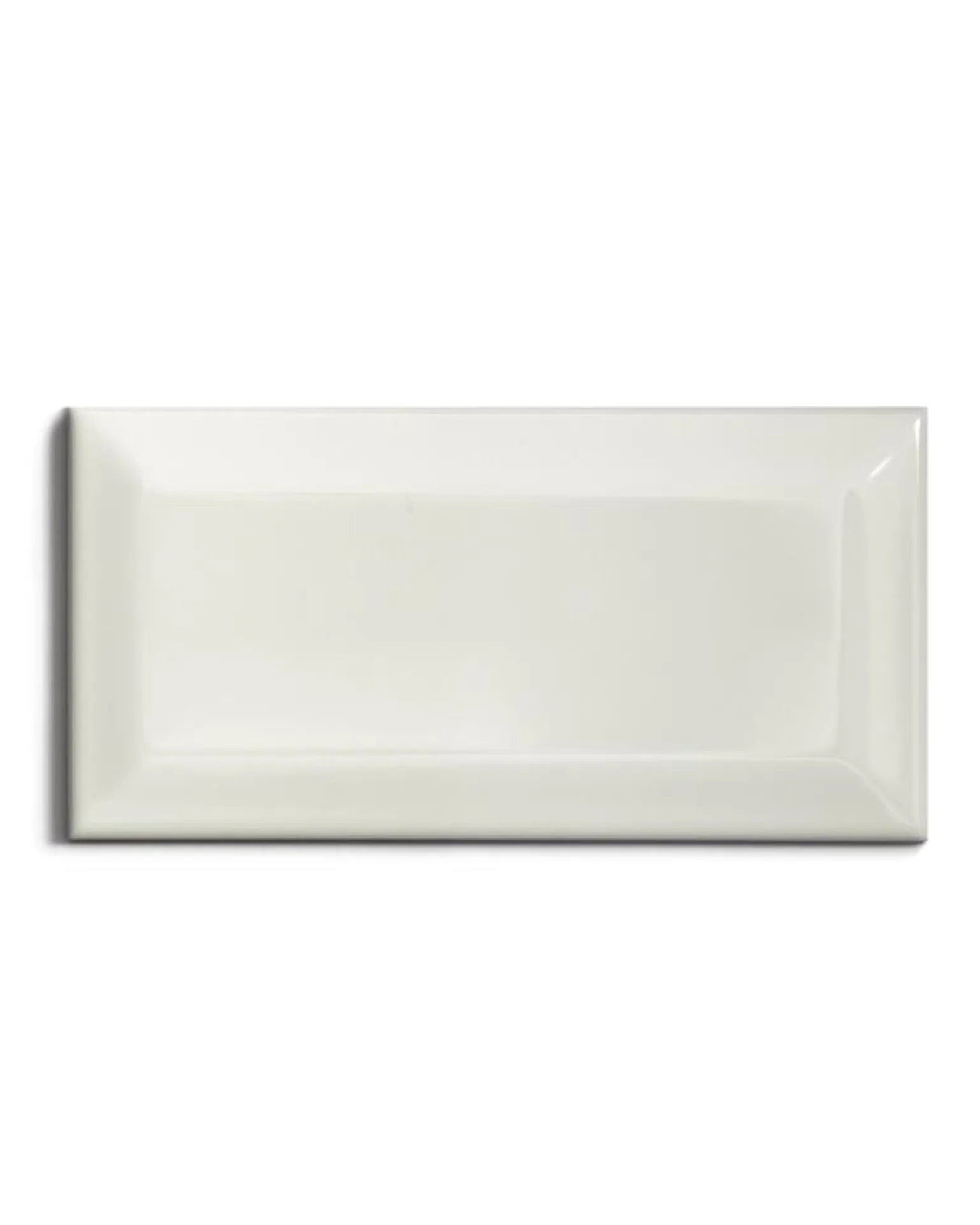 Kakel Victoria - Fasad kant 7,5 x 15 cm elfenbensvit, blank