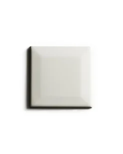 Kakel Victoria - Fasad kant 7,5 x 7,5 cm elfenbensvit, blank