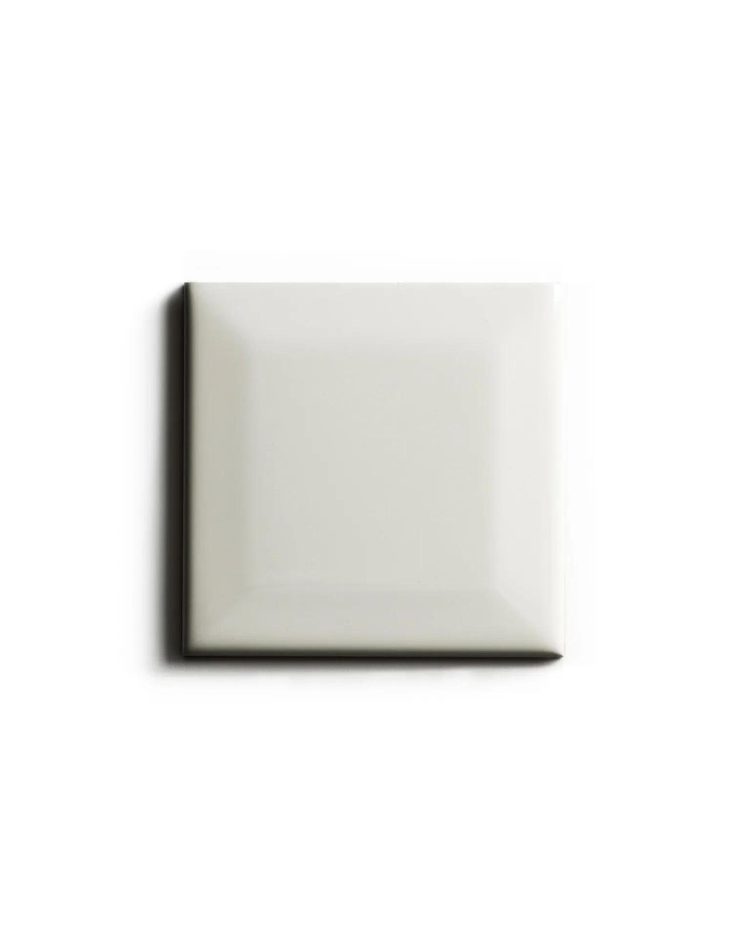 Kakel Victoria - Fasad kant 7,5 x 7,5 cm elfenbensvit, blank