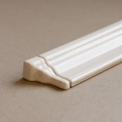 Kakel Victoria - Hörnbit till bröstlist 5 x 20 cm klassisk - vit, blank