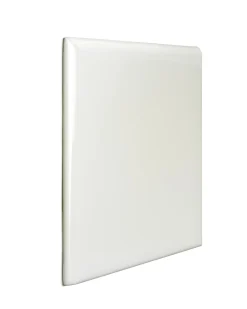 Kakel Victoria - 15 x 15 cm elfenbensvit bullnose hörn