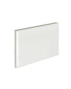Kakel Victoria - 7,5 x 15 cm elfenbensvit bullnose kortsida