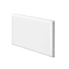 Kakel Victoria - 7,5 x 15 cm vit bullnose höger hörn