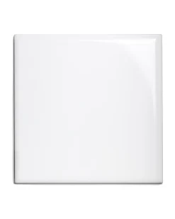 Kakel Victoria - 15 x 15 cm vit bullnose hörn