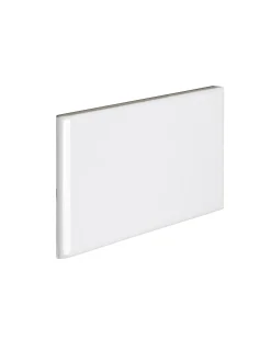 Kakel Victoria - 7,5 x 15 cm vit bullnose kortsida