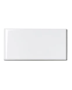Kakel Victoria - 7,5 x 15 cm vit bullnose kortsida