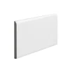 Kakel Victoria - 7,5 x 15 cm vit bullnose långsida