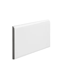 Kakel Victoria - 7,5 x 15 cm vit bullnose långsida