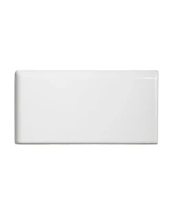 Kakel Victoria - 7,5 x 15 cm vit bullnose vänster hörn