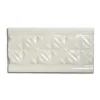 Kakel York - Dekorlist relief 10 x 19,8 cm mandel