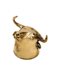 Kapsylöppnare mässing - Tjurskalle