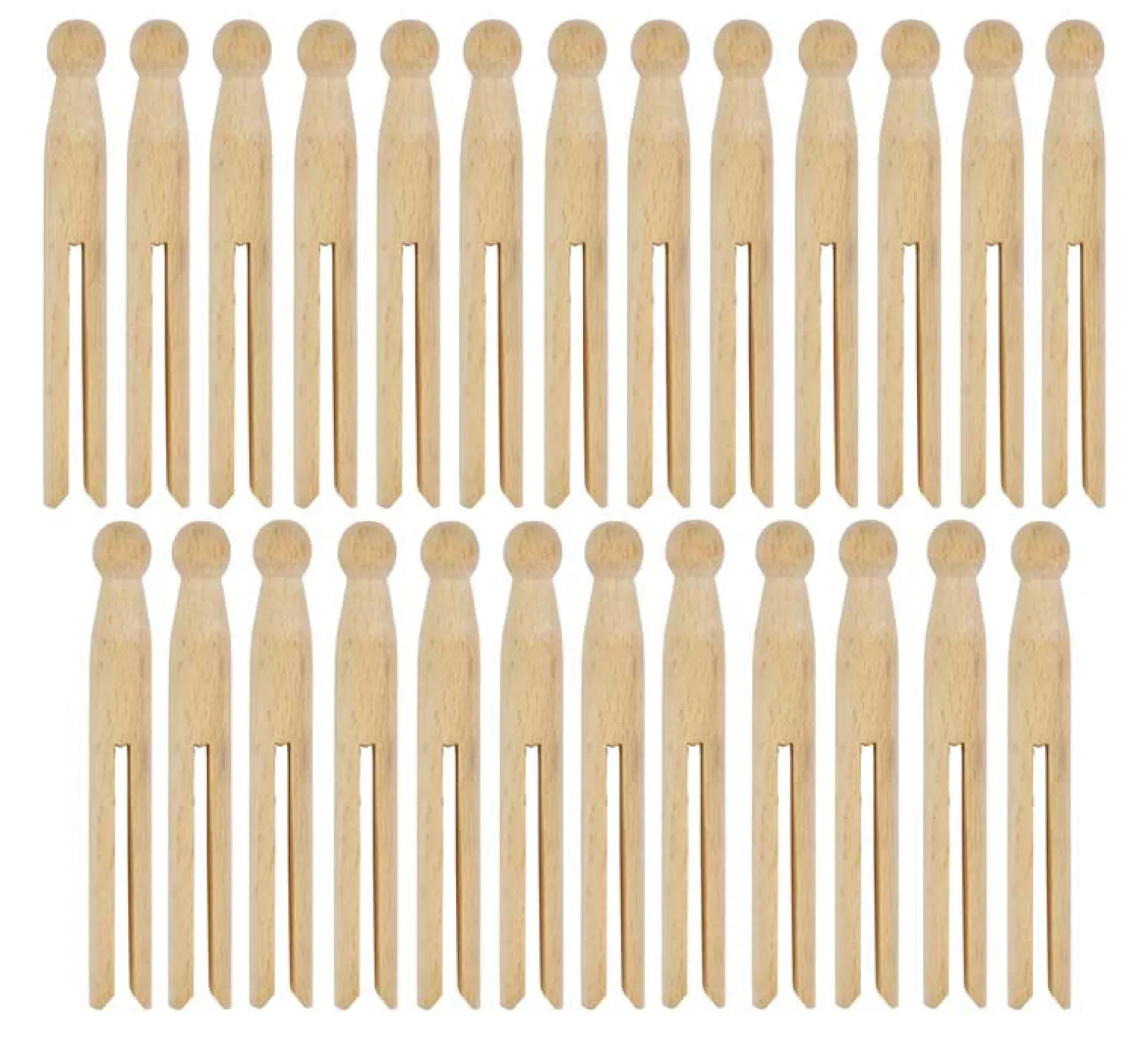 Klädnypor - Gammaldags 25-pack