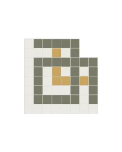 Klinkerfris hörn - Mosaik Mayfair Grön