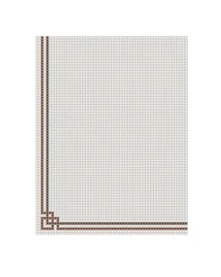 Klinkerfris hörn - Mosaik Mayfair Röd