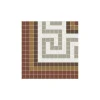 Klinkerfris hörn - Mosaik Regent Röd