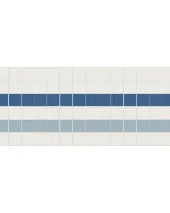 Klinkerfris - Mosaik Mayfair Blå