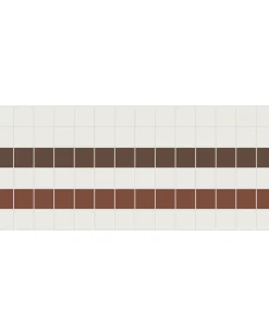 Klinkerfris - Mosaik Mayfair Röd
