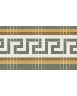 Klinkerfris - Mosaik Regent Grön