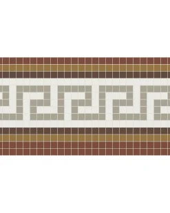 Klinkerfris - Mosaik Regent Röd