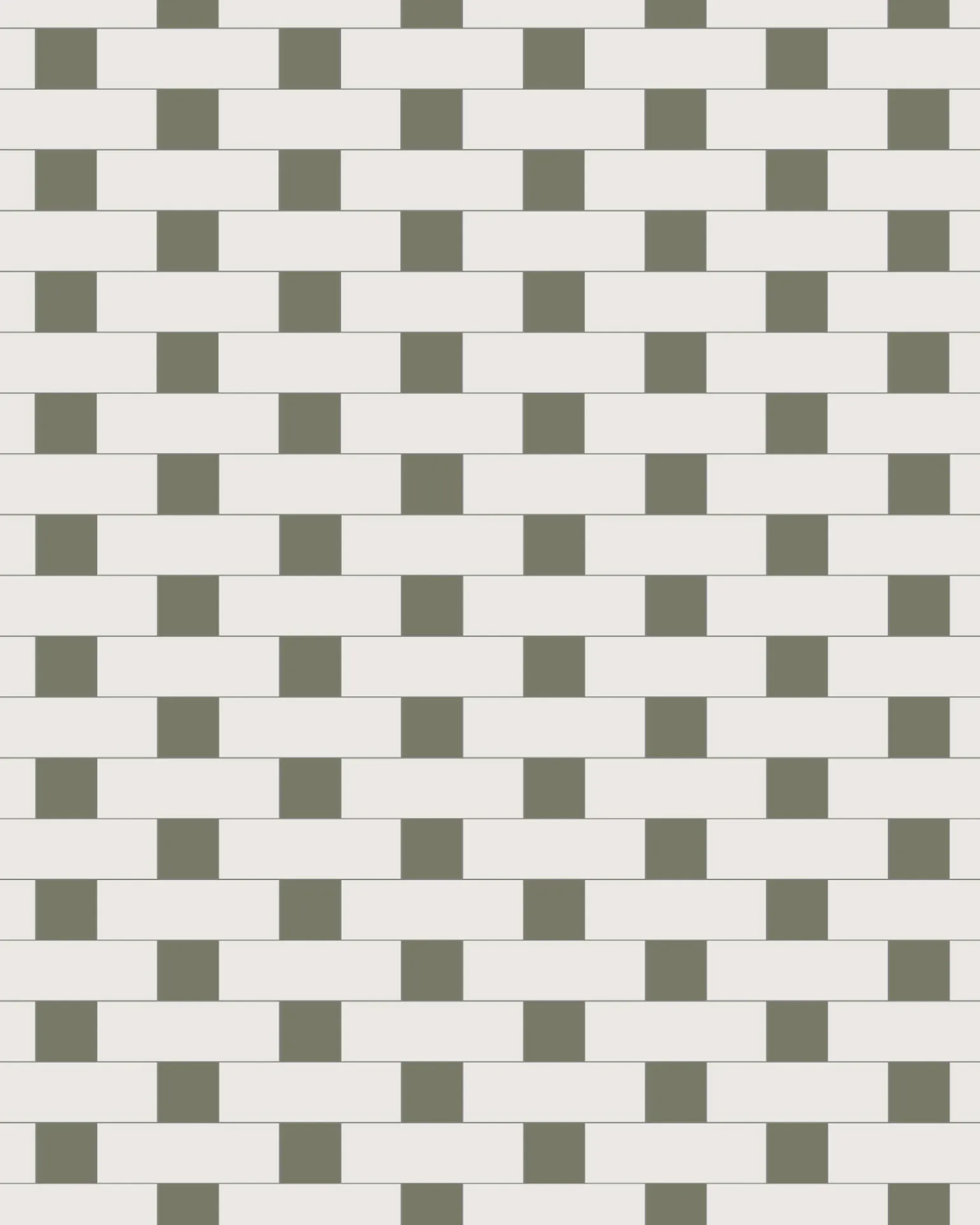 Klinker - Hampstead vit/Australian green