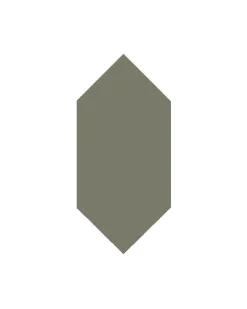 Klinker - Hexagondiamant 7 x 15 cm Australian green