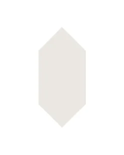Klinker - Hexagondiamant 7 x 15 cm vit