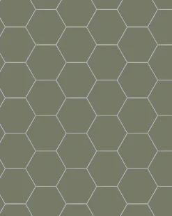 Klinker - Hexagon 10 x 10 cm Australia green