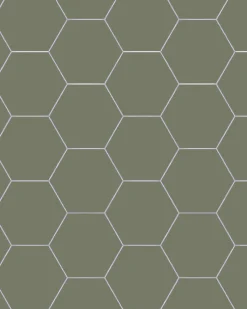 Klinker - Hexagon 15 x 15 cm Australian green