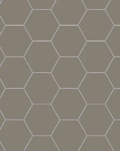 Klinker - Hexagon 15 x 15 cm grå